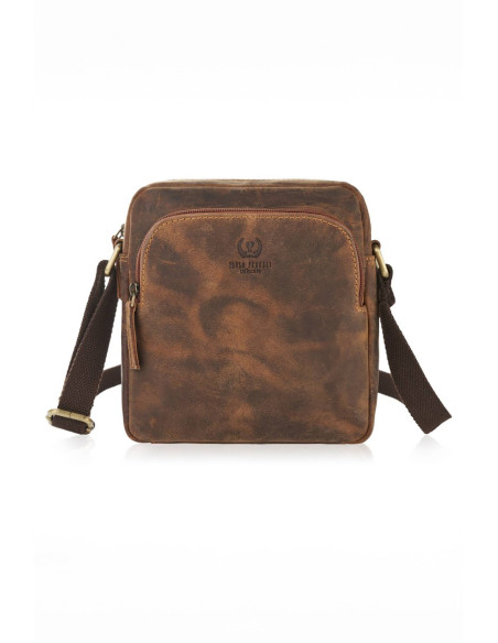 Sac en cuir naturel model 191535 Galanter