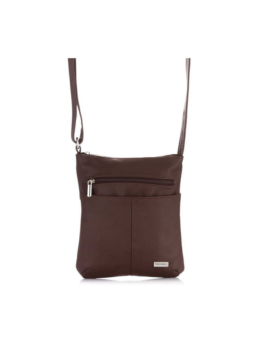 Sac en cuir naturel model 173169 Galanter