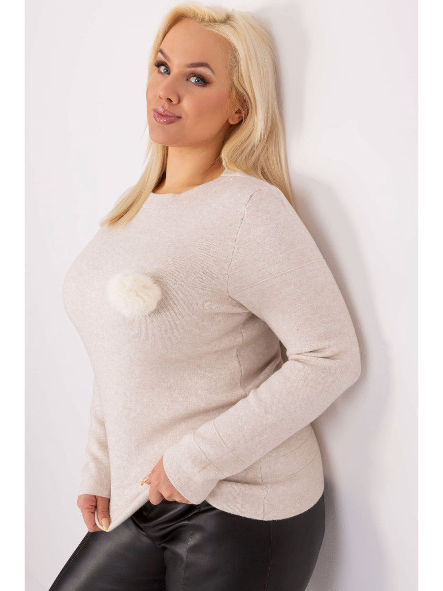 Chandail plus size model 190062 Factory Price