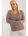 Chandail plus size model 190085 Factory Price