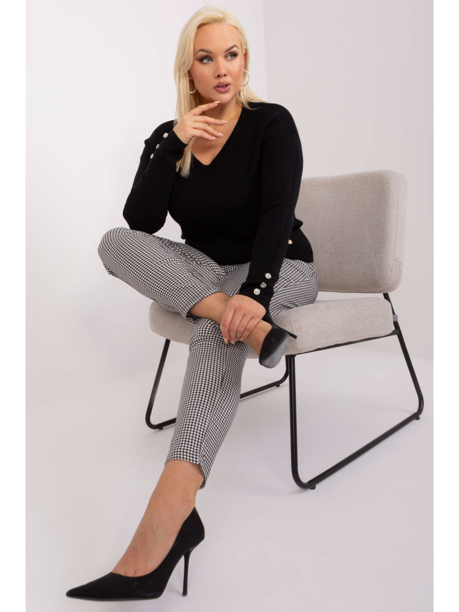 Chandail plus size model 190087 Factory Price