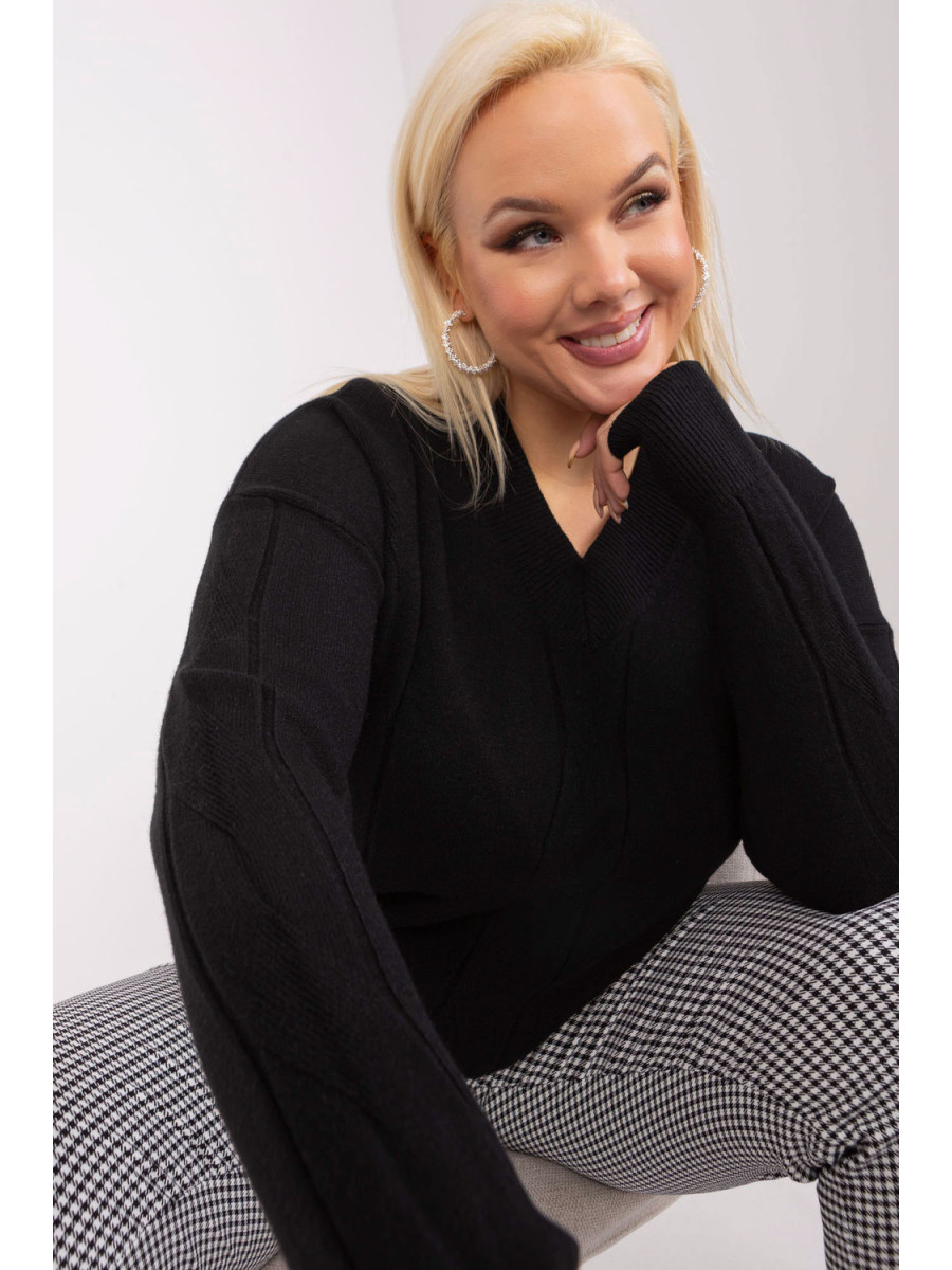 Chandail plus size model 190057 Factory Price