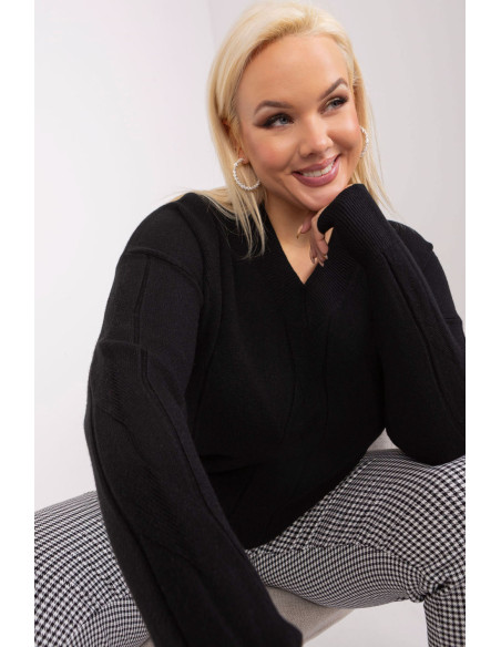 Chandail plus size model 190057 Factory Price