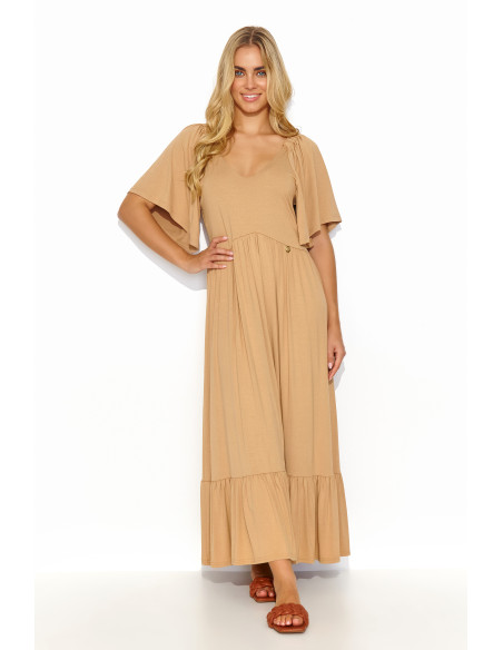 Robe de jour model 193212 Makadamia