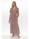 Robe de jour model 176208 Makadamia