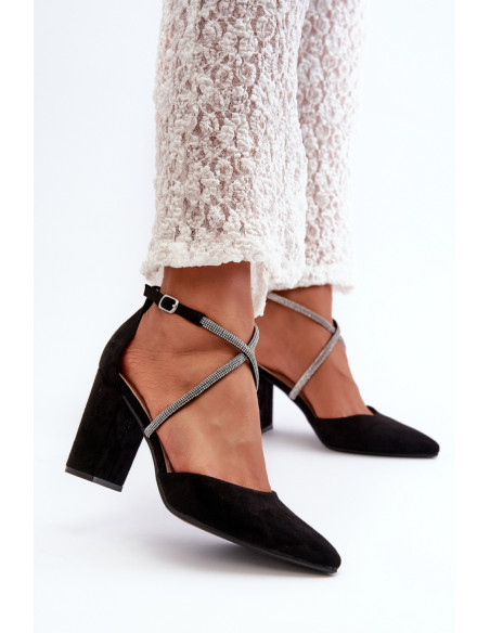 Escarpins talon large model 198517 Step in style