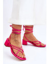 Sandales à lacets model 180119 Step in style
