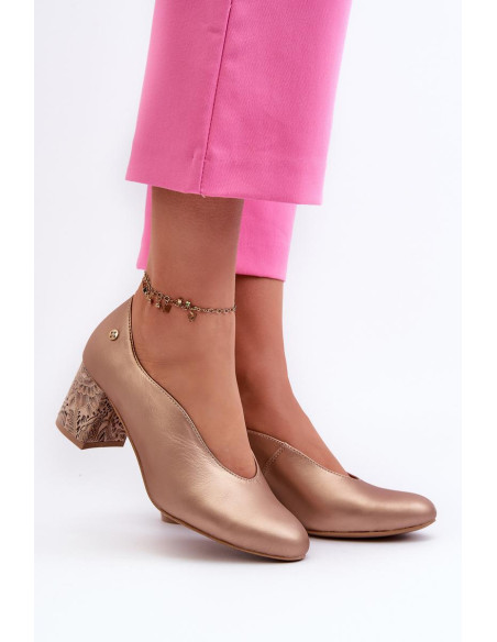 Escarpins talon large model 198121 Step in style