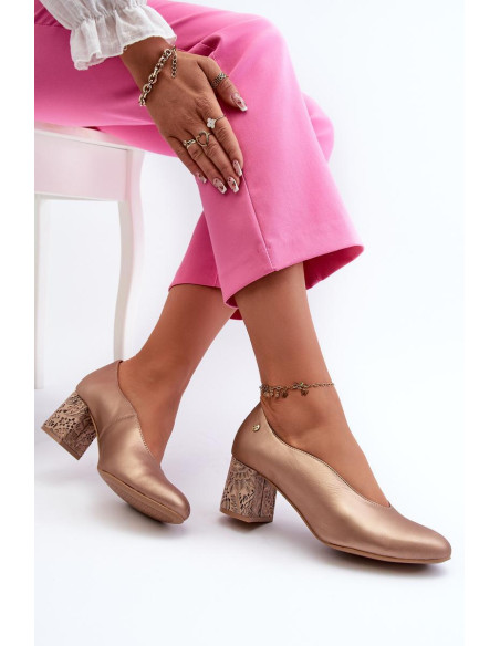 Escarpins talon large model 198121 Step in style