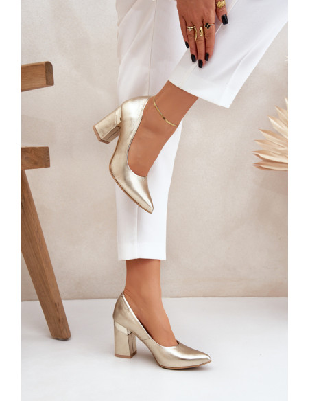 Escarpins talon large model 206818 Step in style