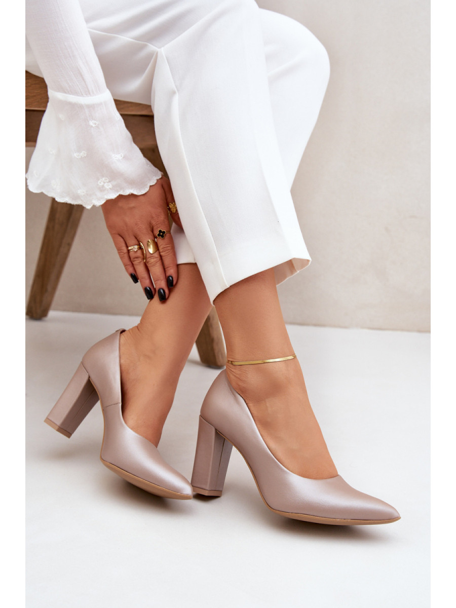 Escarpins talon large model 206819 Step in style