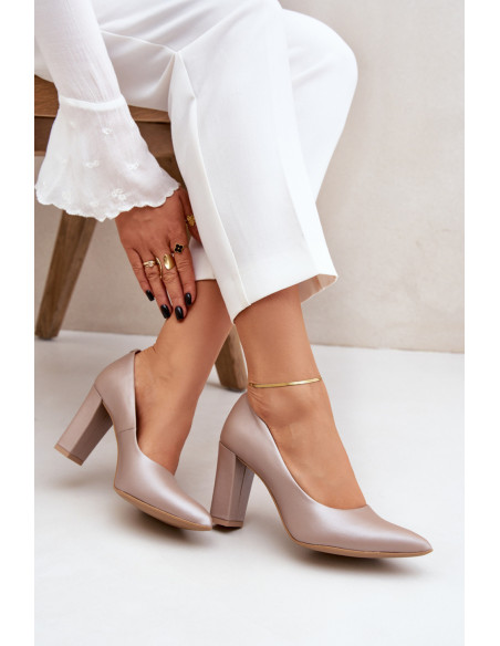 Escarpins talon large model 206819 Step in style