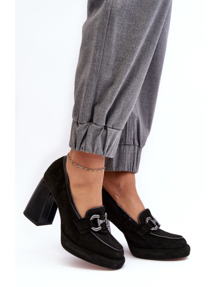 Escarpins talon large model 188521 Step in style