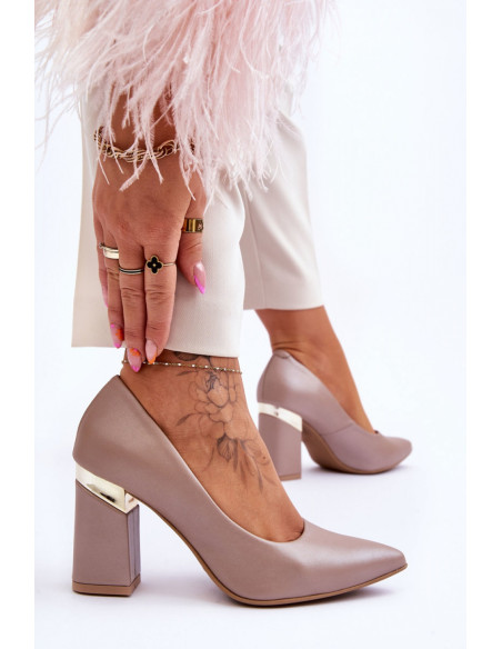 Escarpins talon large model 177681 Step in style