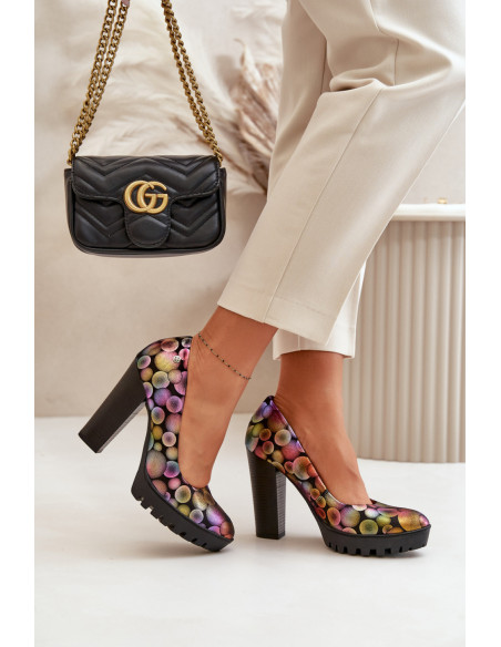 Escarpins talon large model 199812 Step in style