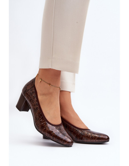 Escarpins talon large model 192918 Step in style