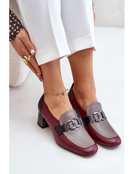 Escarpins talon large model 201038 Step in style