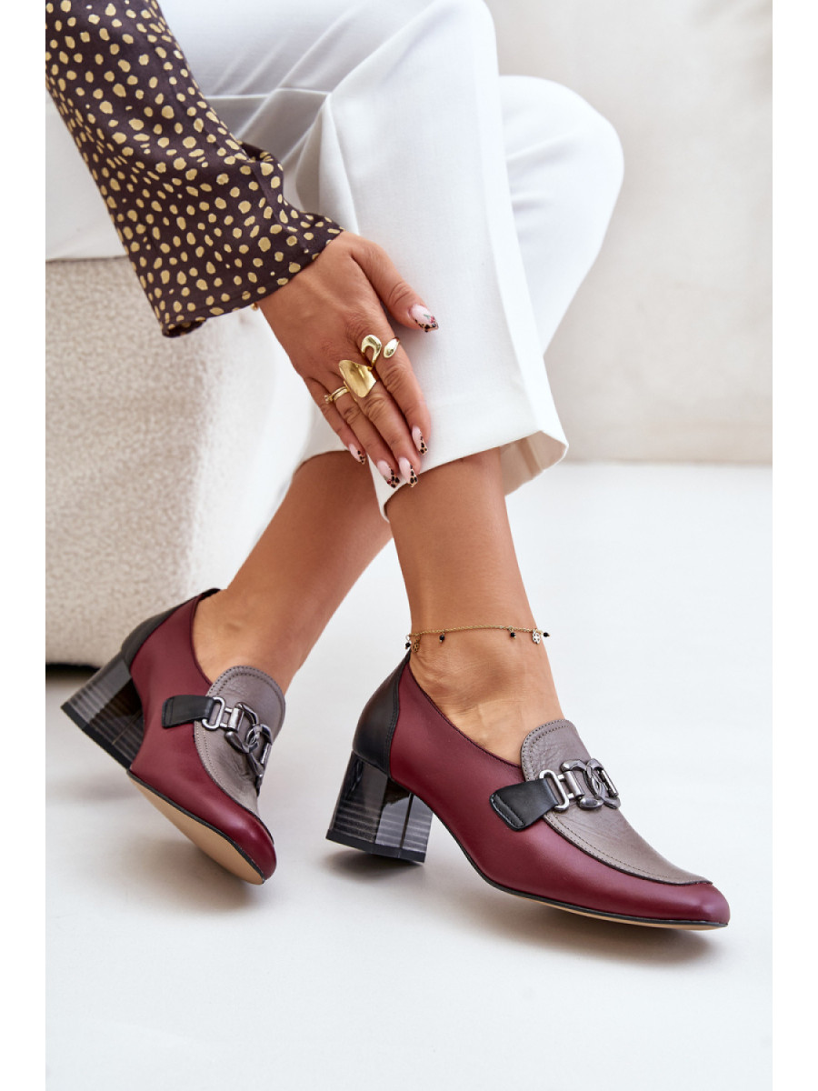 Escarpins talon large model 201038 Step in style