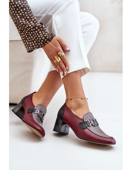 Escarpins talon large model 201038 Step in style