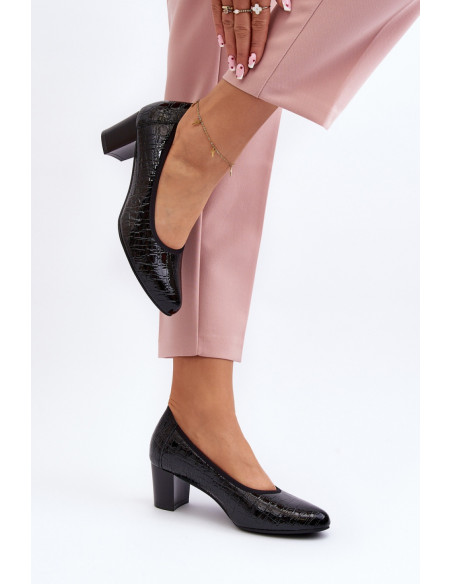 Escarpins talon large model 192919 Step in style
