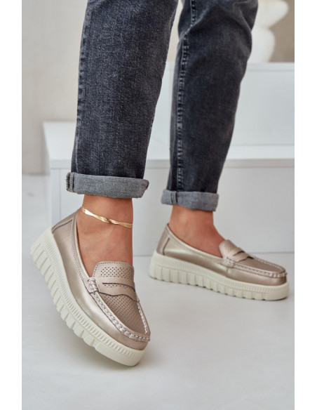 Moccasins model 208421 Step in style