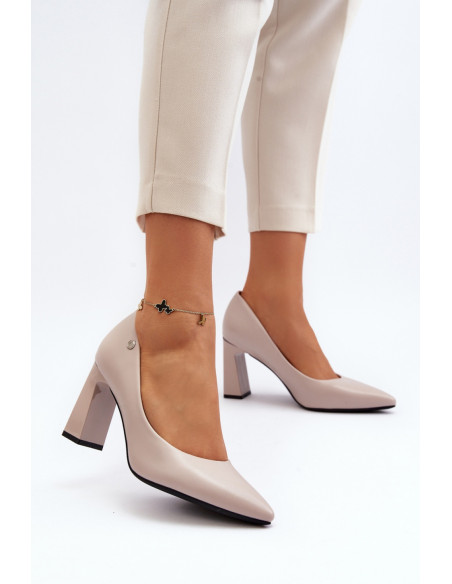 Escarpins talon large model 193373 Step in style