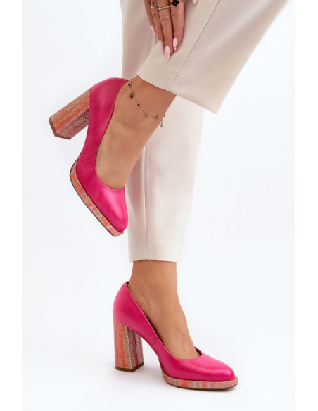 Escarpins talon large model 192296 Step in style
