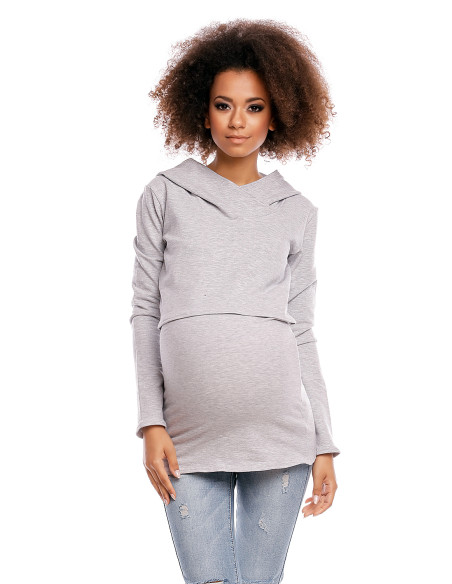 Sweatshirt grossesse model 84459 PeeKaBoo