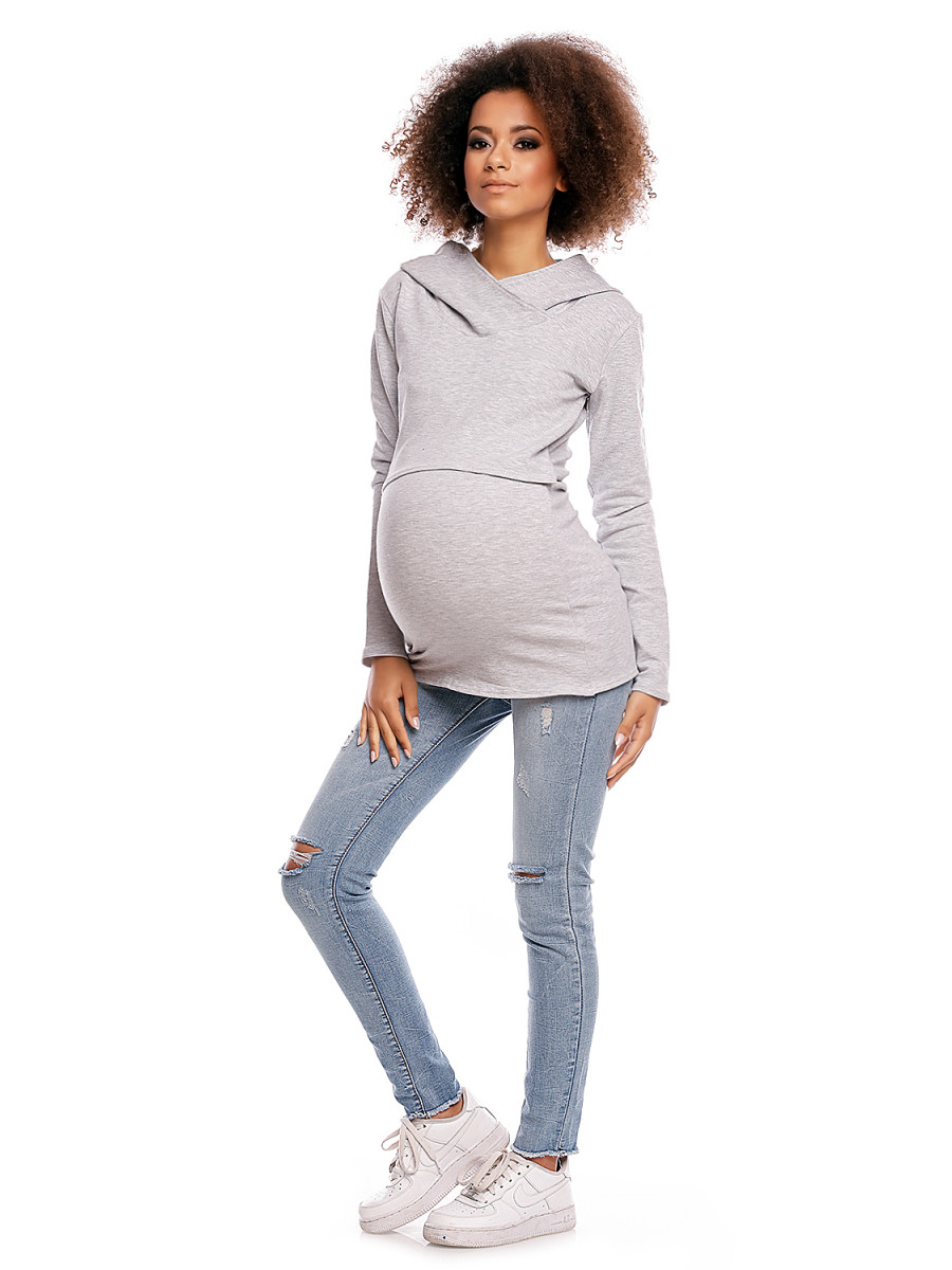 Sweatshirt grossesse model 84459 PeeKaBoo