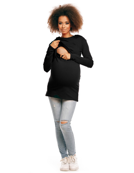 Sweatshirt grossesse model 84463 PeeKaBoo