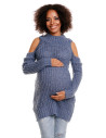 Chandail grossesse model 84340 PeeKaBoo