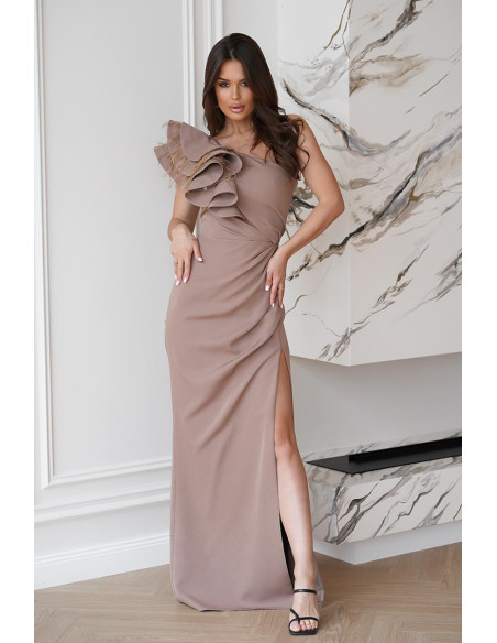 Robe longue model 197546 Bicotone