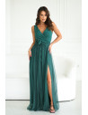 Robe longue model 199326 Bicotone