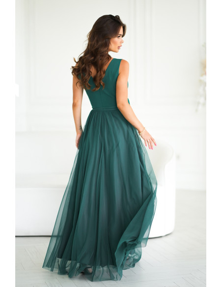Robe longue model 199326 Bicotone