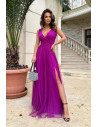 Robe longue model 192639 Bicotone