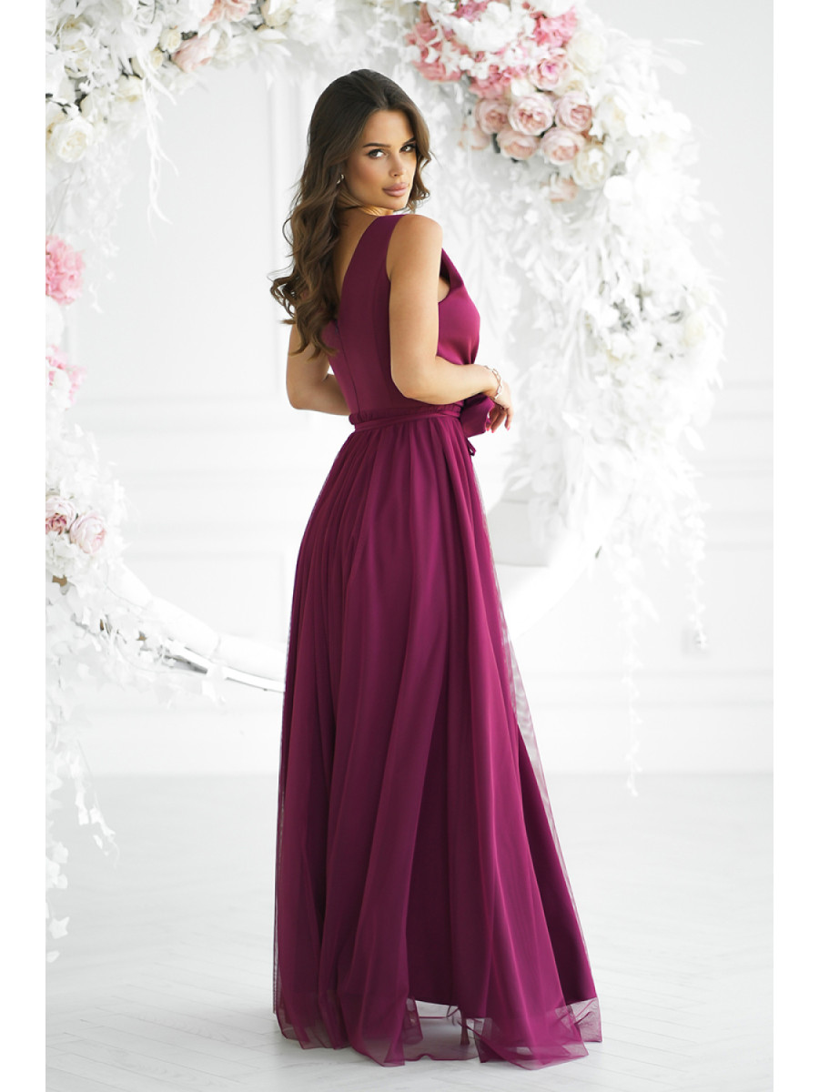 Robe longue model 199327 Bicotone