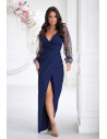 Robe longue model 202370 Bicotone