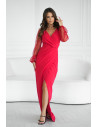Robe longue model 199008 Bicotone