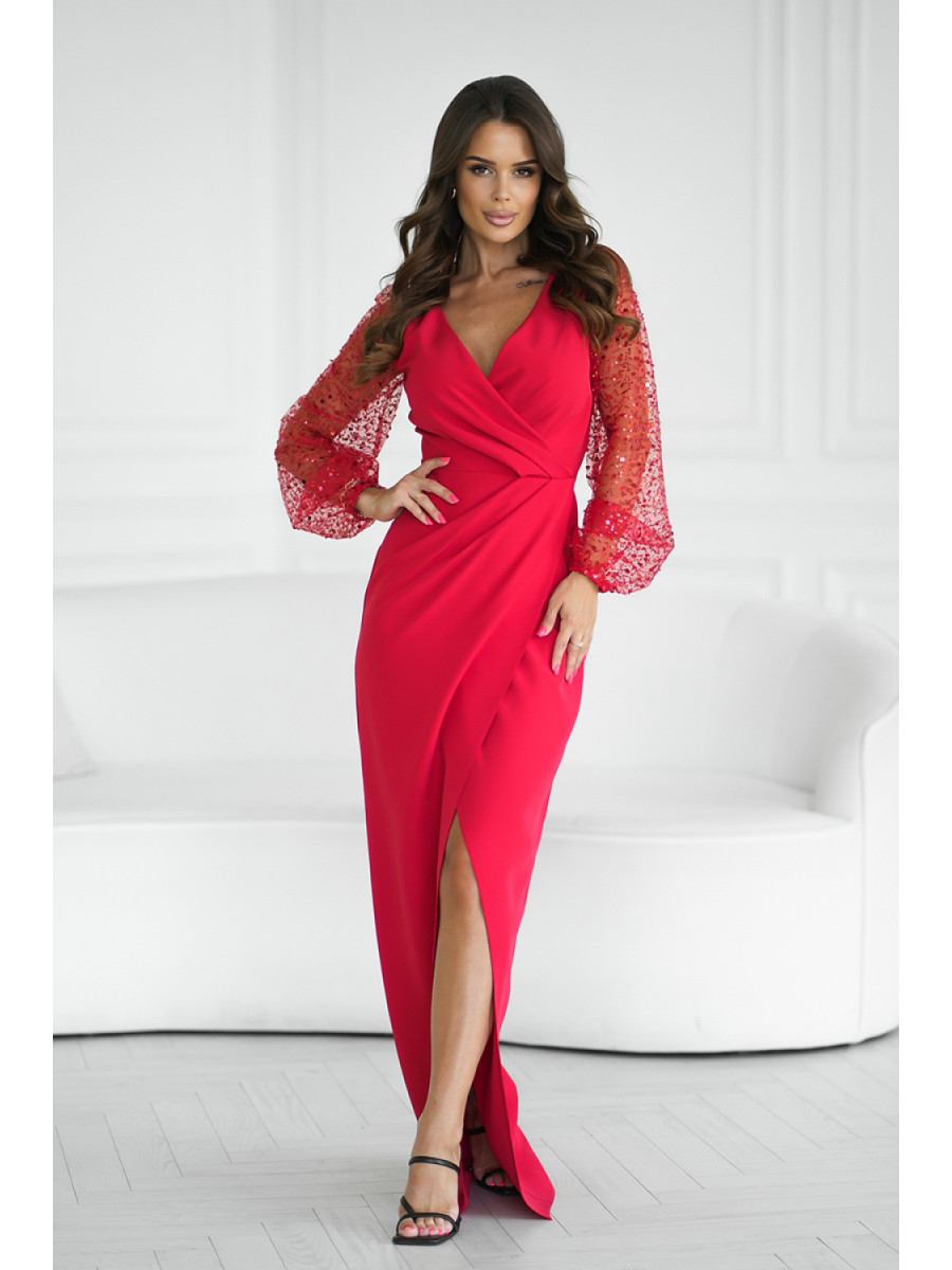 Robe longue model 199008 Bicotone