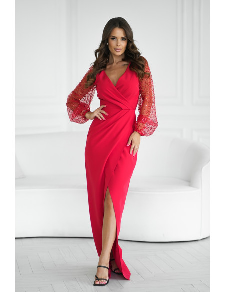 Robe longue model 199008 Bicotone