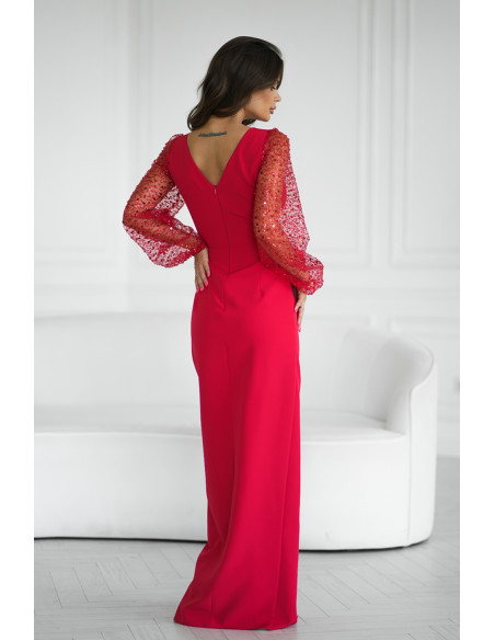 Robe longue model 199008 Bicotone