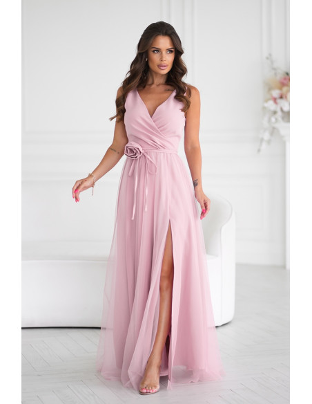 Robe longue model 199329 Bicotone