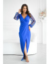 Robe longue model 199009 Bicotone