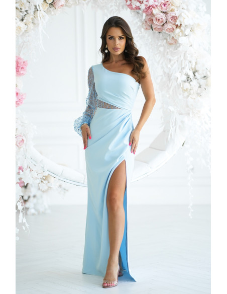 Robe longue model 198817 Bicotone