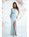 Robe longue model 198817 Bicotone