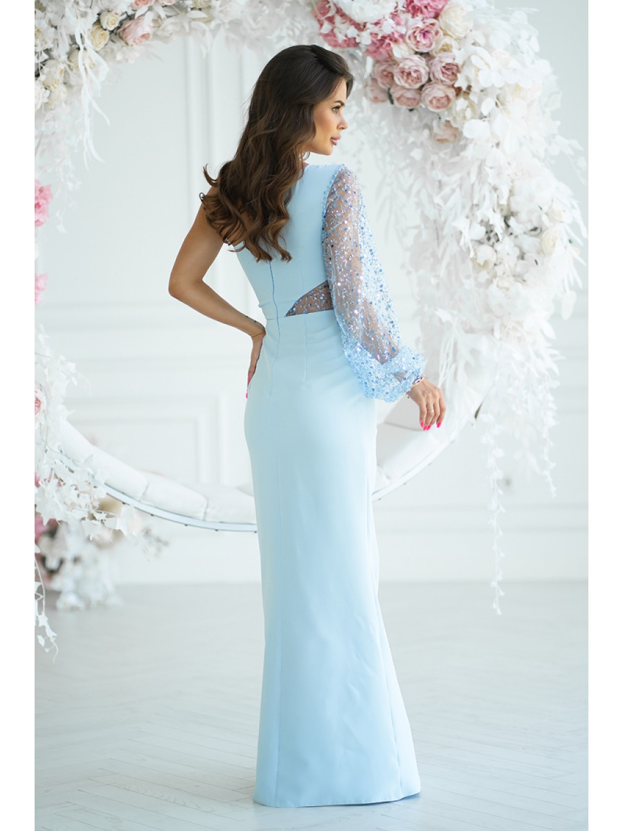 Robe longue model 198817 Bicotone