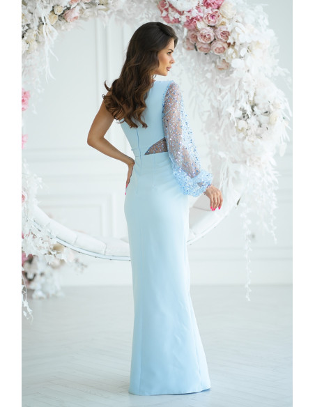Robe longue model 198817 Bicotone