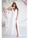 Robe longue model 199331 Bicotone