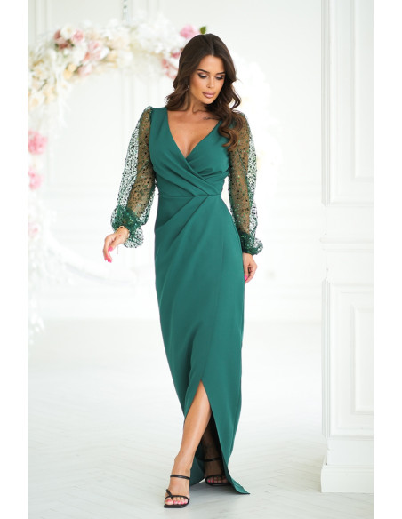 Robe longue model 199011 Bicotone