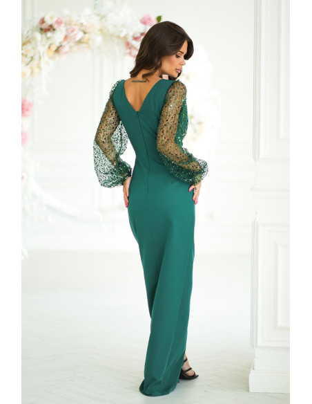 Robe longue model 199011 Bicotone